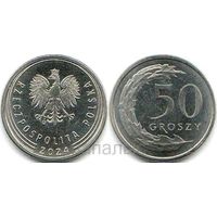 Польша 50 грошей 2024