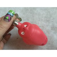 Ёлочная игрушка Филин Розе , стекло. СССР