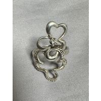 Кольцо серебряное 925 пробы. 25