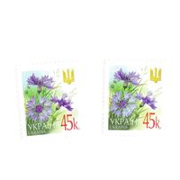 Украина 2006 год стандартный выпуск Василёк синий