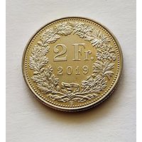 Швейцария 2 франка, 2019