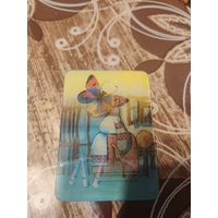 Календарик стерео,соломенный бычок,1983