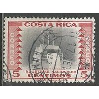 Коста-Рика. Производство масел и жиров. 1954 г. Mi#491.