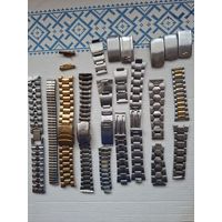 Запчасти для часовых браслетов (лотом)