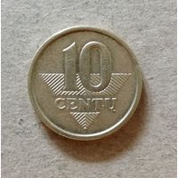 Литва 2 Республика 10 сантим 2008 г., KM# 106 ю