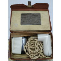 Бритва для сухого бритья BB Bergmann Borsig Berlin original case GDR 1950. Бритва GDR в оригинальном футляре BB Bergmann Borsig Original.
