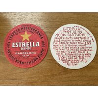 Подставка под пиво Estrella Damm No 4