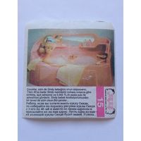 Вкладыш от жвачки Sindy Akas Синди номер 15