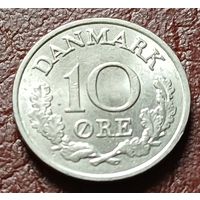 Дания 10 эре, 1964    ( 1-2-10 )