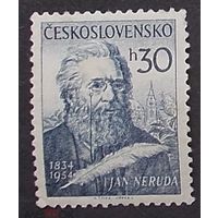Чехословакия 1954 Я. Неруда, поэт 881**\К1 136