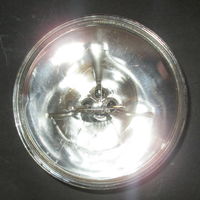 Фара самолетная двунакальная 28 вольт 200+130 Вт