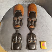 Маски из Эфиопии, - Он и она. (ручная работа, 1990г).