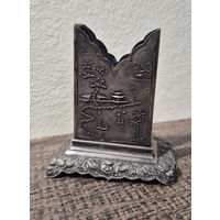 Великолепная серебряная Спичечница, 900 проба