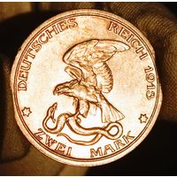 2 марки 1913, Пруссия, "Толпа", шик-блеск! в коллекцию!