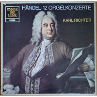 Handel, Karl Richter – 12 Orgelkonzerte. (3LP)