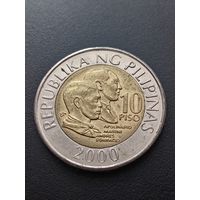 Филиппины 10 песо 2000 г.