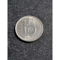 Нидерланды 10 центов 1960