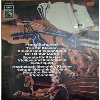 Franz Schubert - Yehudi Menuhin, Hephzibah Menuhin, Maurice Gendron – Trio Fur Klavier, Violine Und Violoncello Nr. 1 B-dur D.898 / Sonate Fur Klavier, Violine Und Violoncello B-dur D.28
