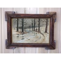 Картина, акварель, 36х27см.с рамкой. Серед. 20в.