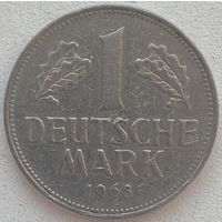 Германия 1 марка 1968 г. F