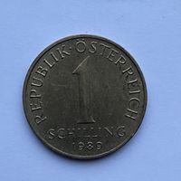 1 шиллинг 1989 Австрия