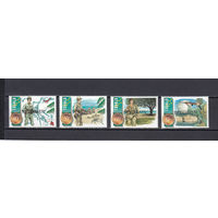Война. Тувалу. 1995. 4 марки (SPECIMEN). Michel N 725-728 (8,0 е)