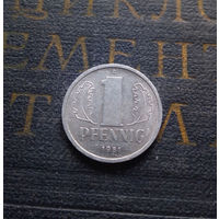 1 пфенниг 1981 (A) Германия ГДР #24 XF