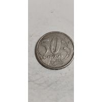 Бразилия 50 сентавос 2001