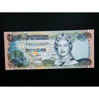Багамские острова 1/2 доллара 2001г.