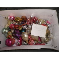 Новогодние,ёлочные игрушки из СССР 50 шт.Лот 22.С рубля.