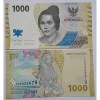 Индонезия 1000 рупий 2022 года UNC