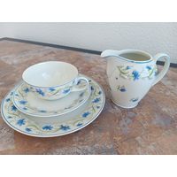 Сет Чайное трио + молочник Eschenbach Эшенбах Германия фарфор