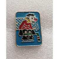 Шайбу ! Шайбу ! Матч реванш. Вратарь. Хоккеист. Мультфильм 1964 год #0675-UP18