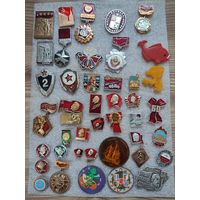 Значки на выбор.