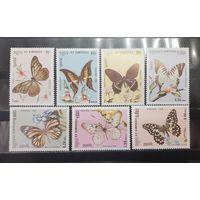 Камбоджа. 1986 год. Фауна. Бабочки (1350)
