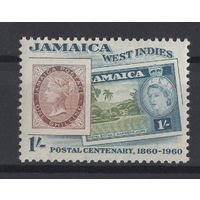 Ямайка 1960 ** 100 лет маркам колонии, марки на марках