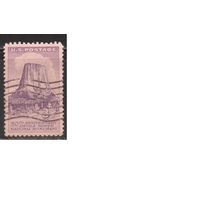 США-1956, (Мих.706), гаш. , Заповедники, Гора, (одиночка),