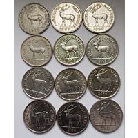 Маврикий 1/2 рупии 1975