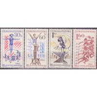 Чехословакия 1965 1538-41 1,4e СПОРТ Спартакиада MNH //ДЕК