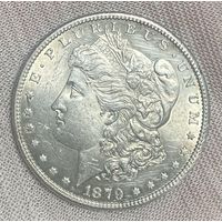 Монета 1 доллар 1879 года США Доллар Моргана