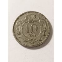 Австрия 10 геллер 1894