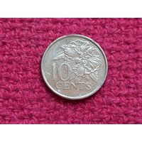 Тринидад и Тобаго 10 центов 2004 г.