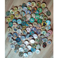 Значки  детские 88 шт. С рубля!