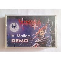 Аудиокассета Necromantia - IV:Malice (Демо)