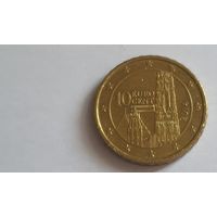 Австрия 2014 10 евроцентов
