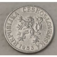 Чехословакия 25 геллеров, 1953 (2-4-53)