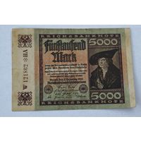 1922 год Германия 5000 марок