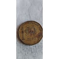 Доминиканская республика 1 песо 1992