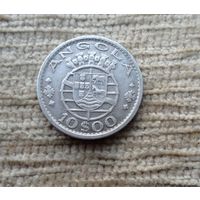 Werty71 Ангола 10 эскудо 1952 серебро