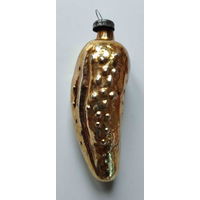 Елочная игрушка СССР. Огурец (Каталог, N613)